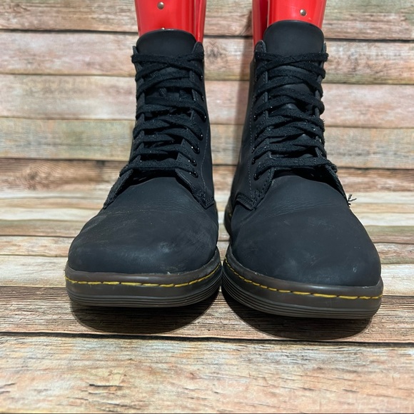 Dr. Martens Black Leather Tobias Mid Boots - Picture 4 of 8